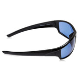 Fastrack P223BU2 Sports Sunglasses Size - 66 Black / Blue