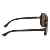 Fastrack P358BR1 Aviator Sunglasses Size - 57 Brown / Brown