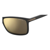 Polaroid PLD-2075SX-003-LM-59 Rectangular Sunglasses Size - 59 Black / Brown