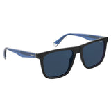 Polaroid PLD-2102SX-0VK-C3-55 Square Sunglasses Size - 55 Black / Blue