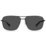 Polaroid PLD-2119GS-807-M9-61 Rectangle Sunglasses Size - 61 Black / Black