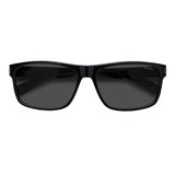 Polaroid PLD-2121S-08A-M9-58 Rectangle Sunglasses Black / Black