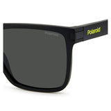 Polaroid PLD-2128S-PGC-M9-55 Square Sunglasses Size - 55 Black / Black