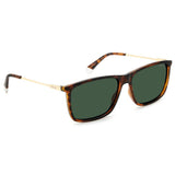 Polaroid PLD-4130SX-086-UC-59 Rectangle Sunglasses Size - 59 Brown/Green