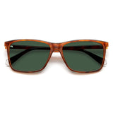 Polaroid PLD-4137S-0UC-UC-58 Rectangle Sunglasses Size - 58 Brown/Green