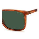 Polaroid PLD-4137S-0UC-UC-58 Rectangle Sunglasses Size - 58 Brown/Green