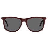 Polaroid PLD-4137S-KB7-C3-58 Wayfarer Sunglasses Size - 58 Maroon/ Grey