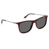 Polaroid PLD-4137S-KB7-C3-58 Wayfarer Sunglasses Size - 58 Maroon/ Grey