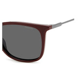 Polaroid PLD-4137S-KB7-C3-58 Wayfarer Sunglasses Size - 58 Maroon/ Grey