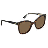 Polaroid PLD-4151SX-086-SP-53 Cat-Eye Sunglasses Size - 53 Brown/Brown