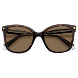 Polaroid PLD-4151SX-086-SP-53 Cat-Eye Sunglasses Size - 53 Brown/Brown