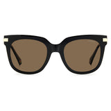 Polaroid PLD-6180S-807-SP-51 Wayfarer Sunglasses Size - 51 Black / Brown
