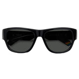 Polaroid PLD-6197S-807-M9-55 Square Sunglasses Size - 55 Black/ Black