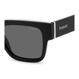 Polaroid PLD-6198SX-807-M9-52 Square Sunglasses Size - 51 Black / Black