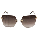 Tommy Hilfiger TH-2641-C2-58 Butterfly Sunglasses Size - 59 Golden / Brown